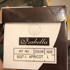 Cream colored bling sandals, size L, fits size 9.